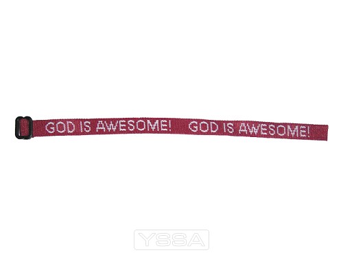 God is Awesome - Burgundy