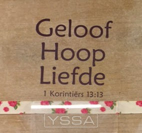 Geloof Hoop Liefde - 1 Cor 13