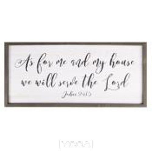 As for me and my house - Joshua 24:15