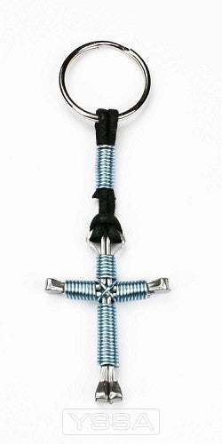 Disciple's cross sleutelh l blauw