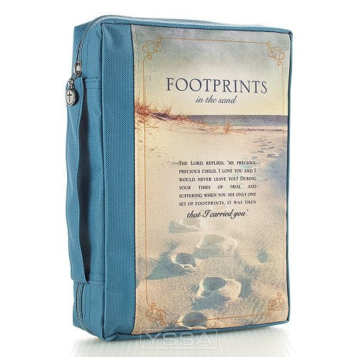 Footprints - Blue - Polycanvas