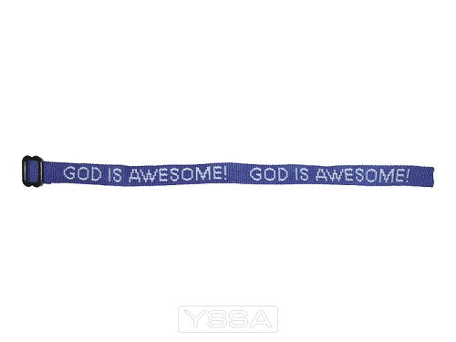 God is Awesome - Royal blue