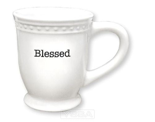 Blessed pedestal mug