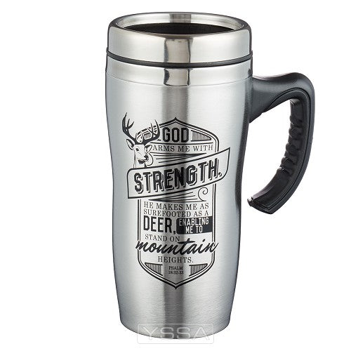God arms me with strength