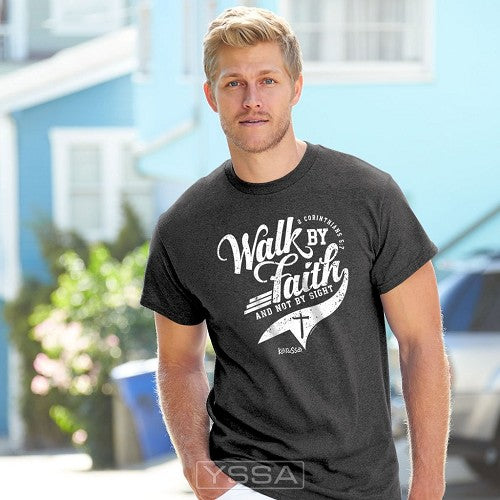 Walk by faith - Dark grey