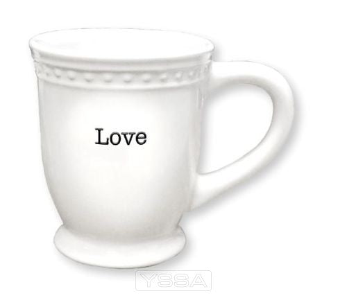 Love pedestal mug