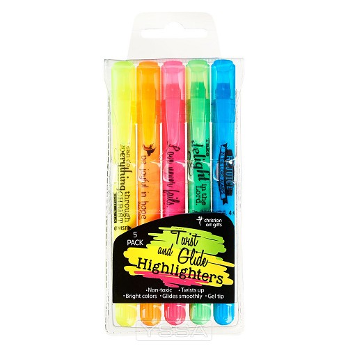 5 Gel highlighters