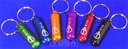 Keyring with vial - Assorted Colors