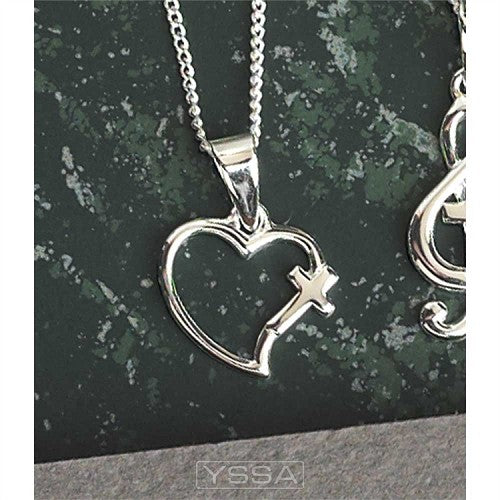 Heart with cross