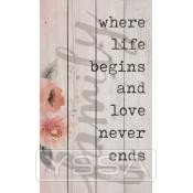 Where life begins and love never ends