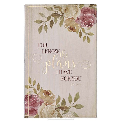 For I know the plans