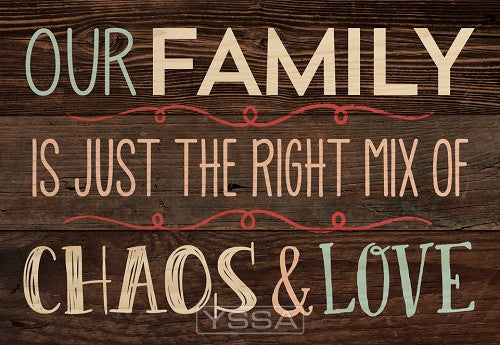 Our family is just the right mix