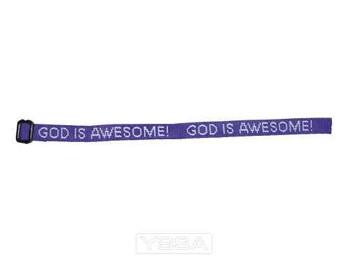 God is Awesome - Purple