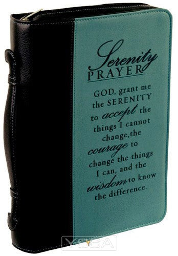 Serenity Prayer - Black/Aqua