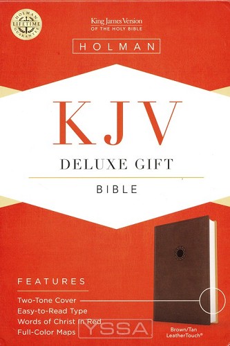 Deluxe gift bible brown/tan