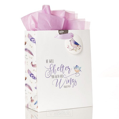 He will shelter you - 200 x 120 x 245 mm