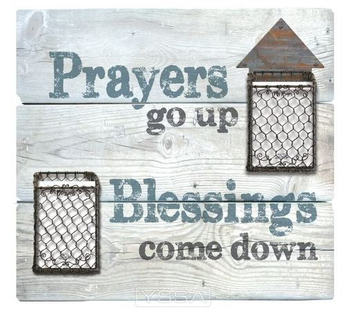 Prayers up Blessings down -Metal accents