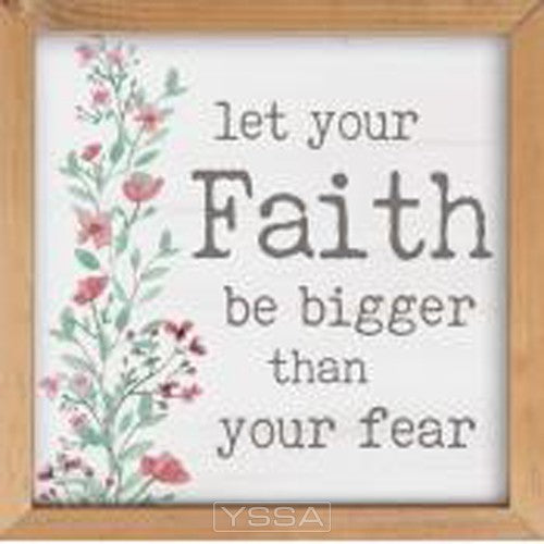 Let your faith be bigger than your fear