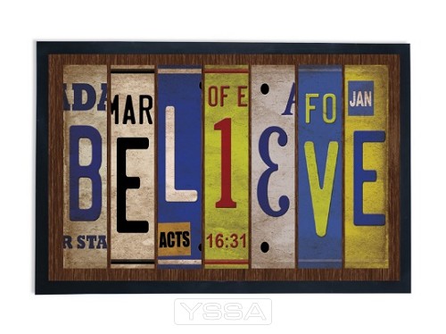 Believe - Licence plate