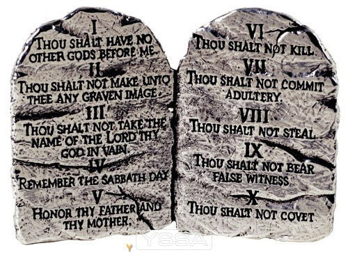 Ten Commandments - Pewter