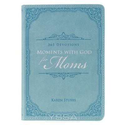 Moments with God for Moms Lux-Leather