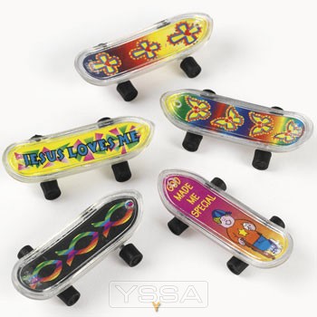 Mini Skateboards - Assorted Toys from SmileMakers