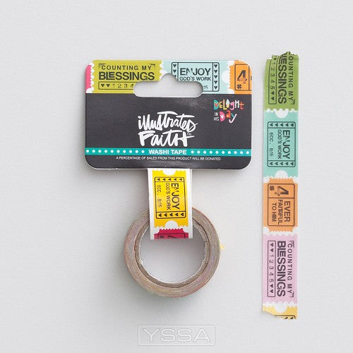 Delight in His day - Washi - Ticket