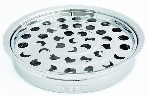 Communion tray 40 holes silver