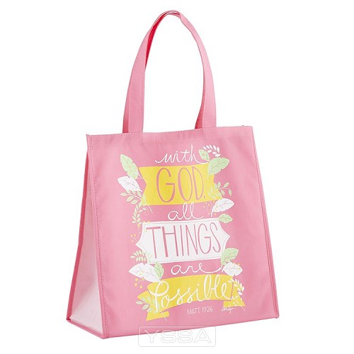 Tote bag with God all things