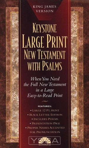 New testament with Psalms - Large print