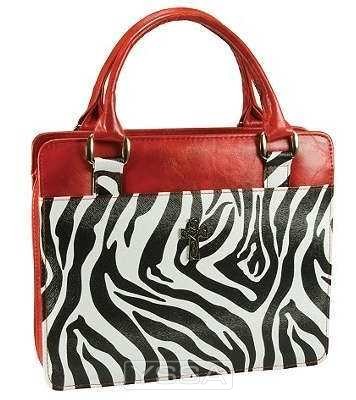 Safari purse style - Zebra - LuxLeather