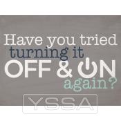 Have you tried turning it off & on