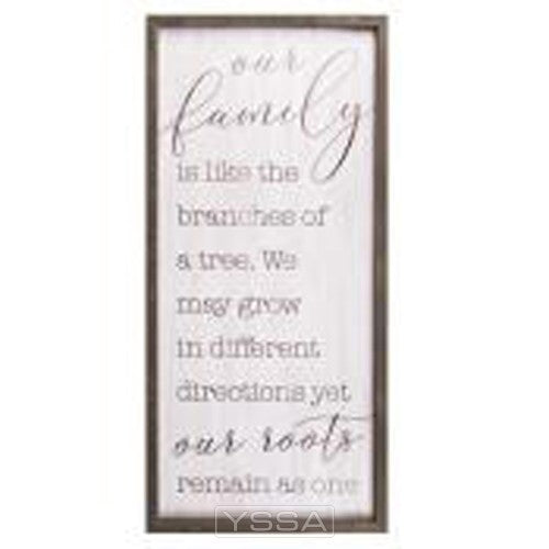 Our family is ike the branches of a tree